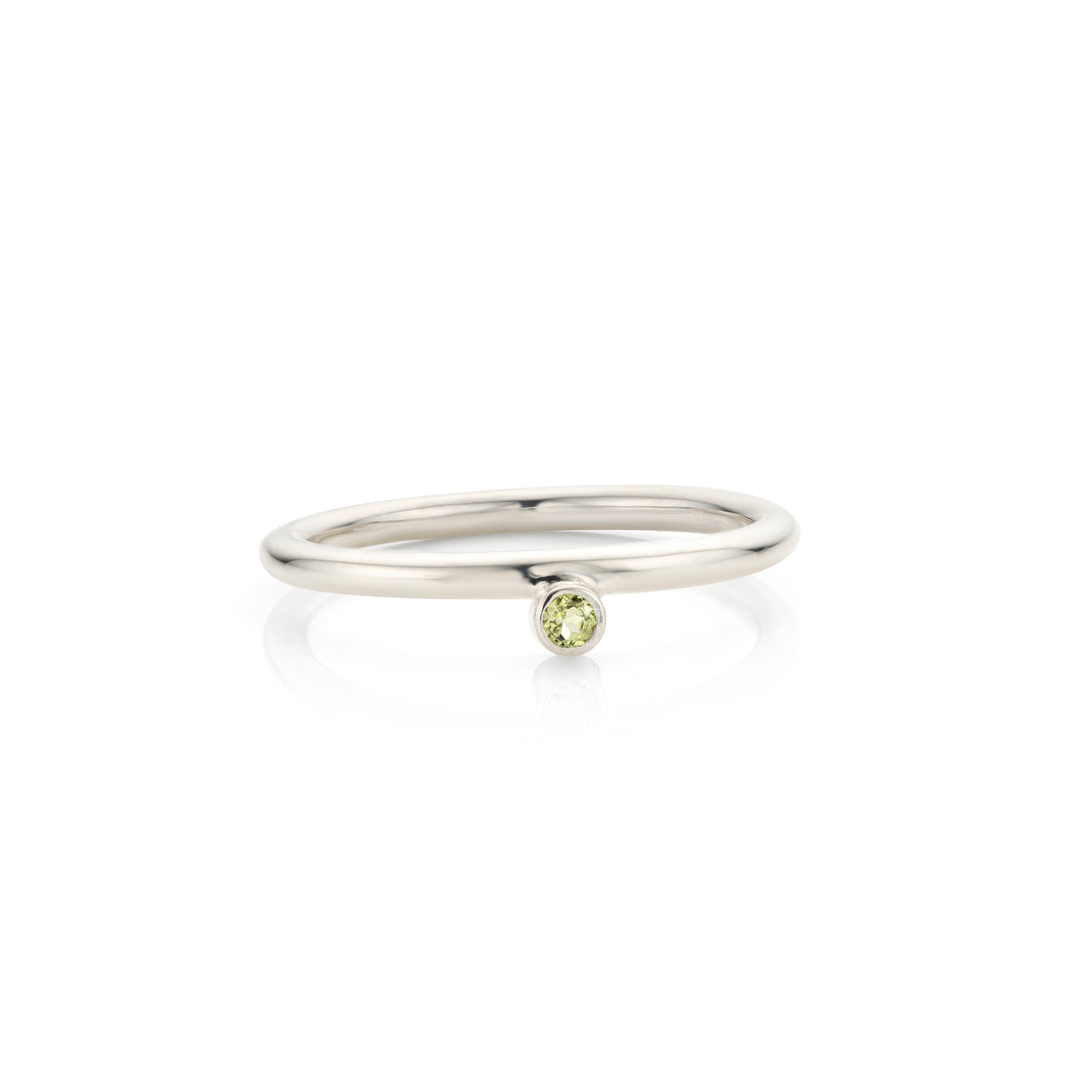 Geboortesteen ring augustus: peridot