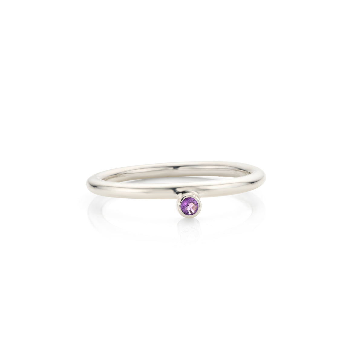Geboortesteen ring februari: Amethist