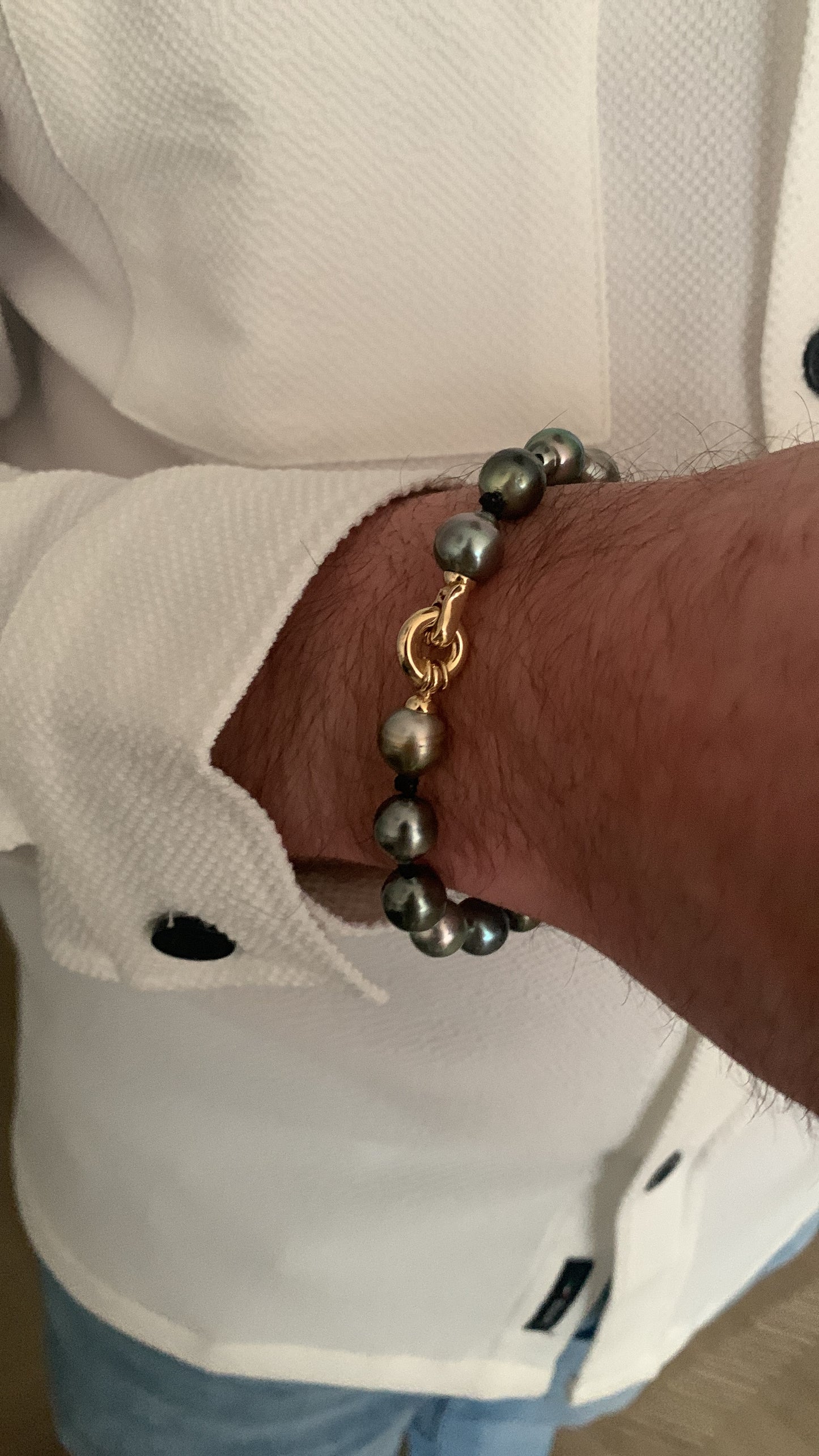 Tahiti Noir Gents armband