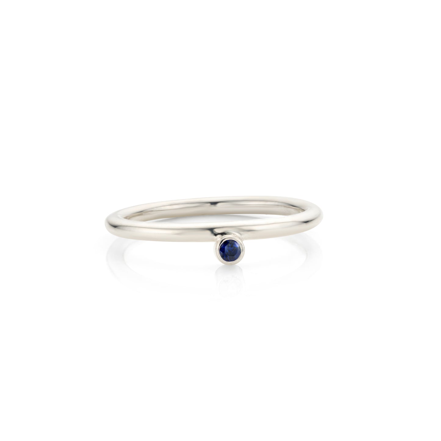 Geboortesteen ring september: saffier