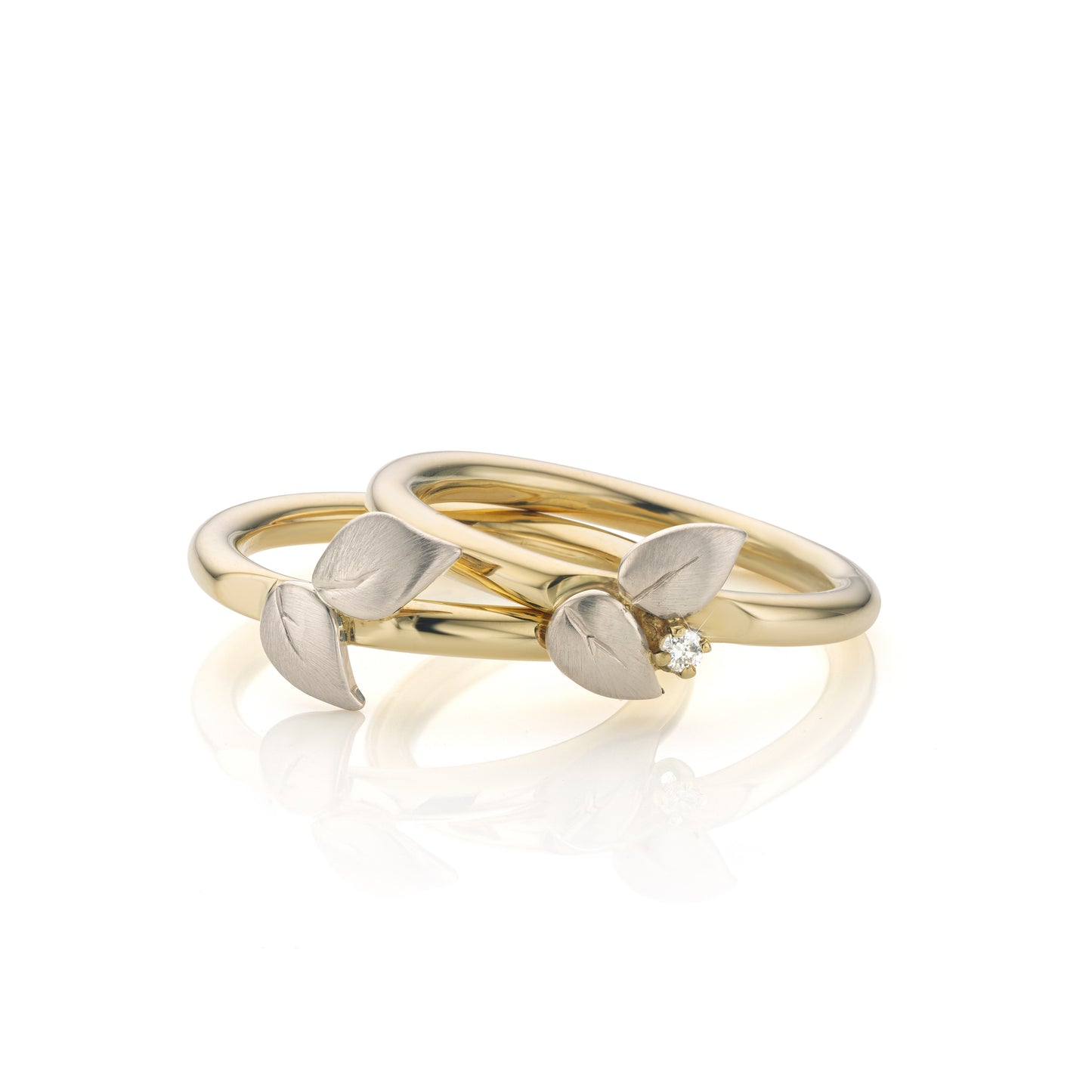 Leaves and diamonds